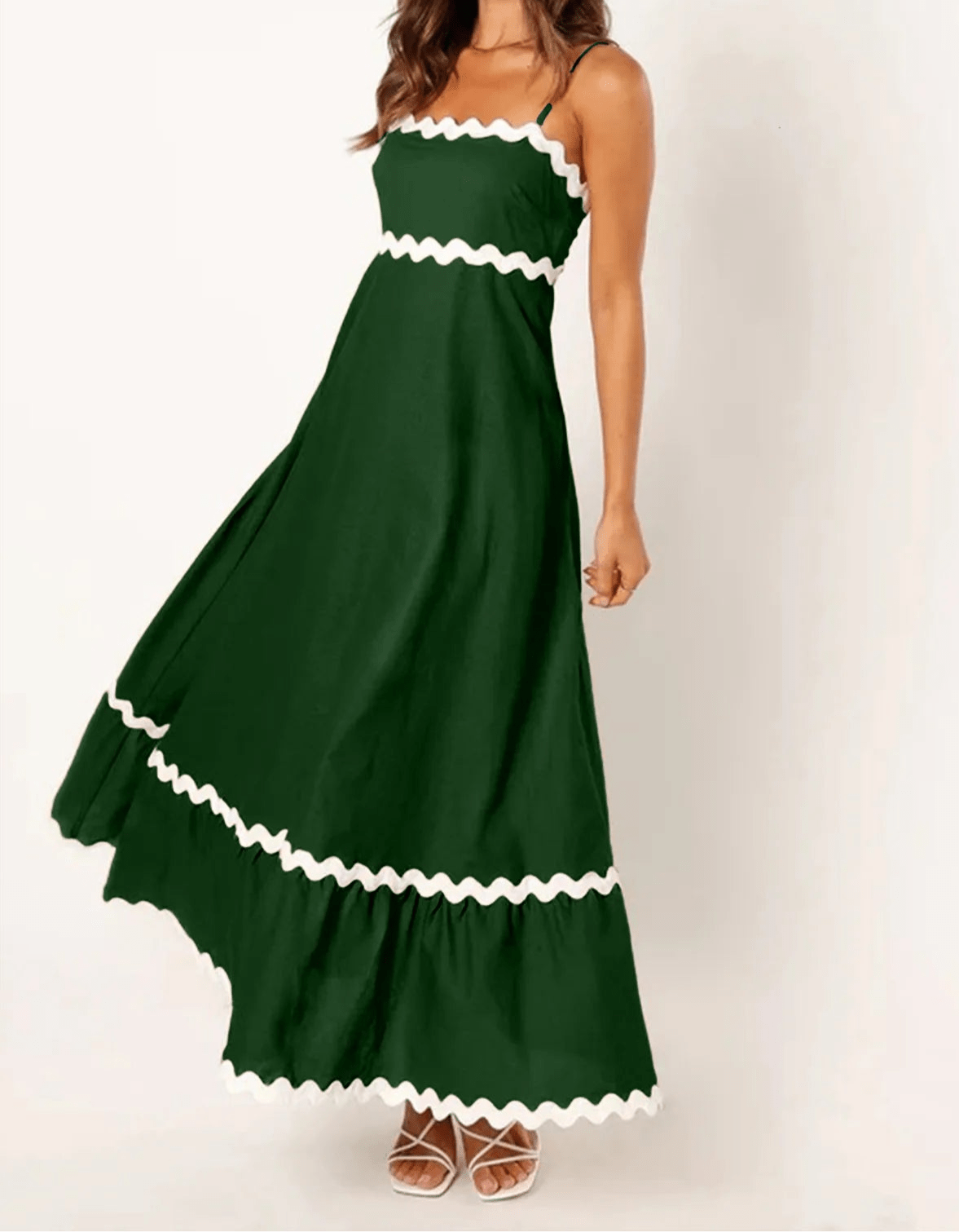 Années 60 Robe Longue Rétro Babydoll - Ma Penderie Vintage