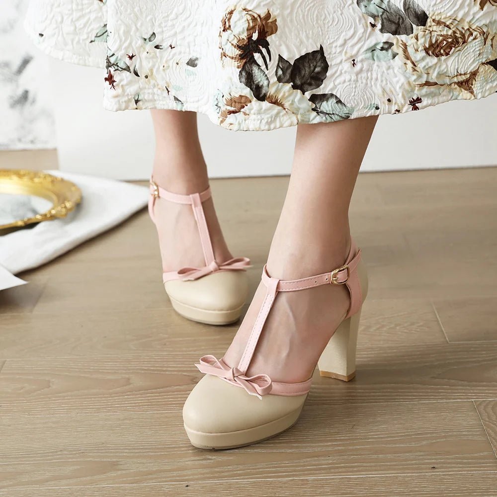 Années 50 Chaussures À Talons Pin Up Bicolore - Ma Penderie Vintage