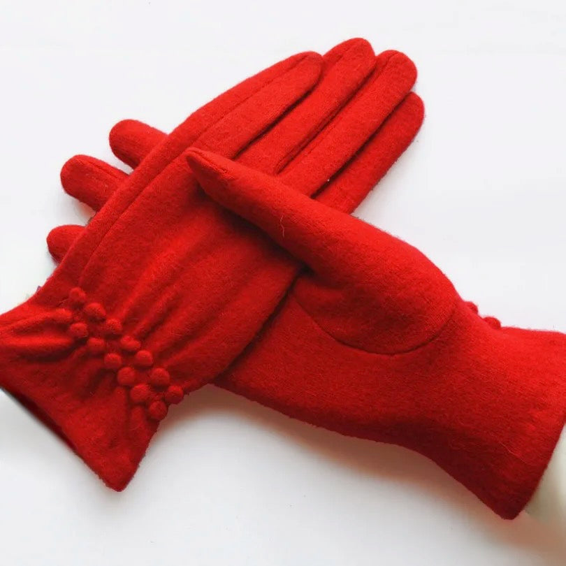 Années 50 Gants Hiver Laine Vintage Glamour - Ma Penderie Vintage