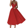 Années 50 Robe de Cocktail Vintage Col Coeur - Ma Penderie Vintage