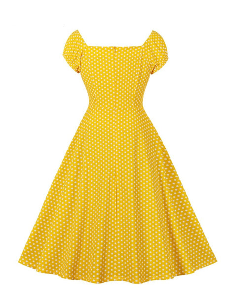 Années 60 Robe d'Été À Pois Bardot - Ma Penderie Vintage