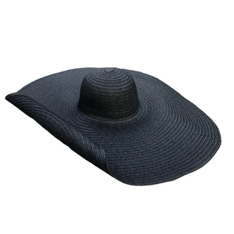 Années 70 Grand Chapeau de Paille Bohème