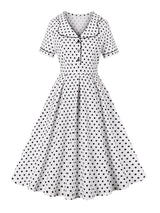 Années 50 Robe De Jour Imprimée Mad Men - Ma Penderie Vintage