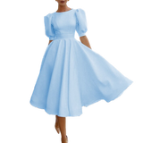 <tc>1960's</tc> Classic Flared Dress <tc>M</tc>Balloon Hips