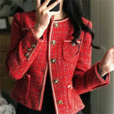 Années 60 Veste Tweed Glamour Jackie