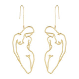 <tc>Años 60</tc> Pendientes cuerpo Picasso