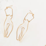 <tc>Años 60</tc> Pendientes cuerpo Picasso