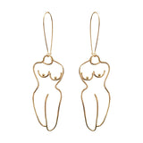 <tc>Años 60</tc> Pendientes cuerpo Picasso