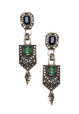 <tc>1920's</tc> Art Deco Gatsby Drop Earrings