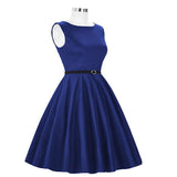 <tc>1950's</tc> Pin Up Hepburn Flared Dress