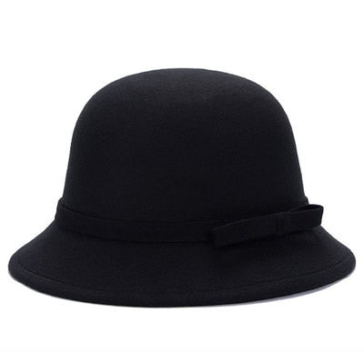 Années 60 Chapeau Cloche Vintage Mod Noir - Ma Penderie Vintage