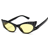 <tc>Años 60</tc> Gafas de sol tipo ojo de gato con tachuelas